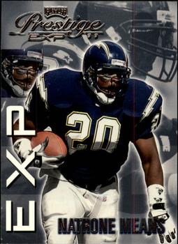 Natrone Means San Diego Chargers 1999 Playoff Prestige EXP NFL #EX094